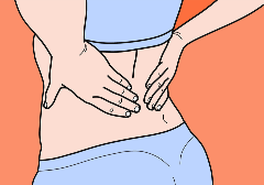 back pain cartoon Back pain